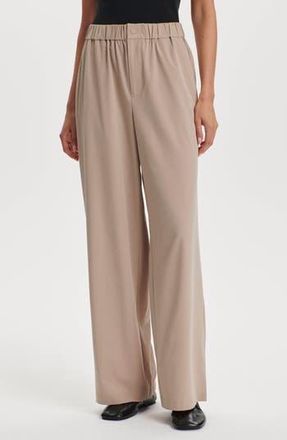 Varley Kayson 2.0 Wide Leg Pants in Simply Taupe at Nordstrom Rack, Size Small