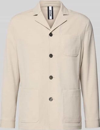 Digel Relaxed Fit Hemdjacke mit Viskose-Anteil Modell Bill in Beige, Gr&ouml;&szlig;e 48