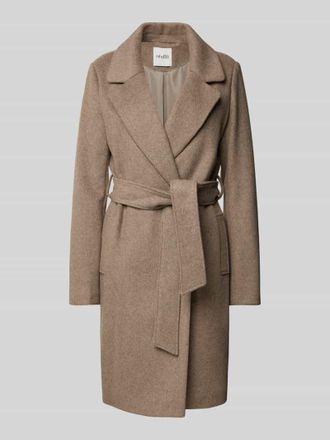 Mbym mbyM Wollmantel mit Eingrifftaschen Modell Tanni in Hellbraun Melange, Gr&ouml;&szlig;e M