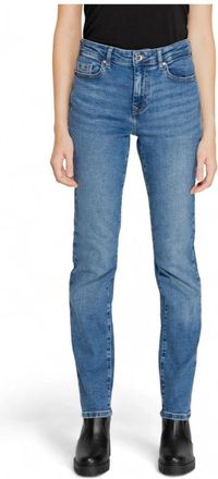 Only Blauwe Life Straight Jeans - Dames - Slim Fit Jeans - Blauw - XL L30 - Katoen - Jeans