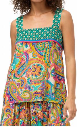 Johnny Was Paisley Cami Top In Cristata