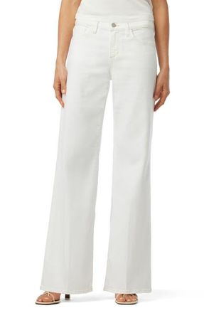 Joe's The Lou Lou Low Rise Wide Leg Jeans in White at Nordstrom, Size 24