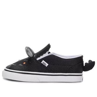 Vans (TD) Vans Slip-On Triceratops Dino Black White VN0A4UWD6BT
