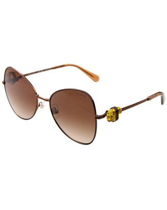 Swarovski Womens Sk700257-Y 57Mm Sunglasses