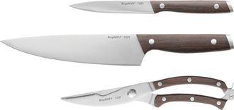 Berghoff Black Ron 3-Piece Knife Set in Natural at Nordstrom Rack