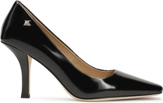 Kazar Zwarte pumps op een slanke stilettohak - Dames - Pumps - Zwart - 40 EU - Leer - Schoenen