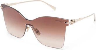 Tiffany & Co. Butterfly Zonnebril - Dames - Zonnebrillen - Geel - 43 MM - Accessoires