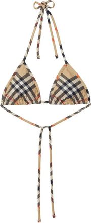 Burberry Checked Bikini Top