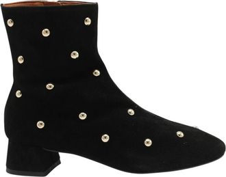 &Aacute;ngel Alarc&oacute;n Ionia Enkellaars - Dames - Laarzen met Hak - Zwart - 40 EU - Schoenen
