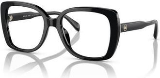 Michael Kors 53mm Square optical glasses in Black at Nordstrom
