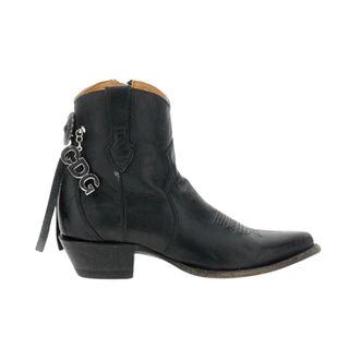Comme Des Gar&ccedil;ons Mexicana Charm-Appliqu&eacute; Ankle Boot - female - Comme des Gar&ccedil;ons - Cowboy & Biker Boots - Black - 5 1/2 UK - Shoes