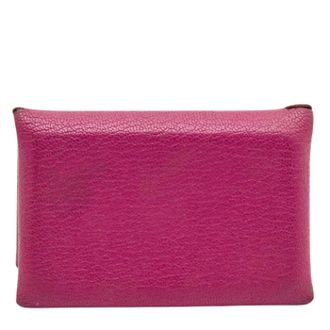Hermès Pre-owned Wallets, female, Purple, Size: ONE SIZE Pre-owned Leather wallets
