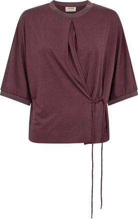 Mos Mosh T-shirts - Dames - T-shirts - Paars - S - Tops