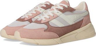 Gola Tempest Womens Shoes Off-White/Pearl Pink/Seashell : 10 B - Medium, Textile/Leather