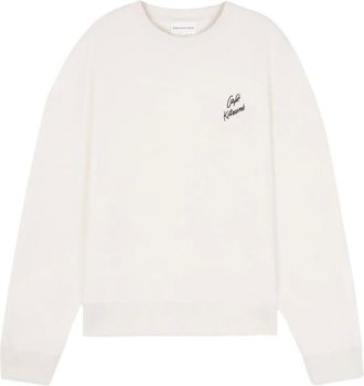 Maison Kitsuné logo sweatshirt - White