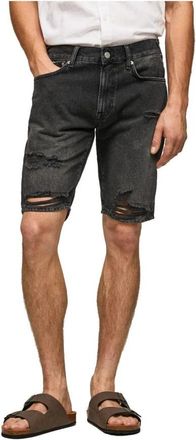 Pepe Jeans London Denim Shorts - Heren - Denim shorts - Zwart - W36 - Denim - Korte Broeken