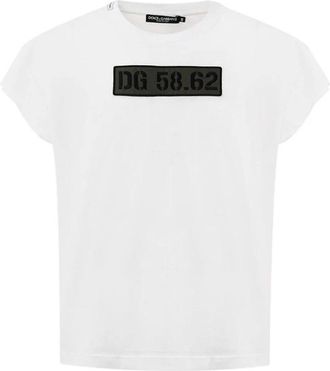 Dolce & Gabbana Heren, Tops, Wit, Maat: 3XL Katoen