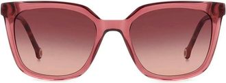 Carolina Herrera CHHER0236S82UAC Acetate Frame Sunglasses - Pink