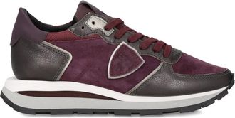 Philippe Model Tropez Haute suède leren sneakers - Paars
