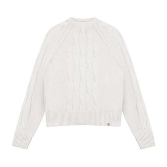 Colmar Fitness, Dames, Beige, XS, Wol, Panna Pullover