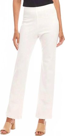 Karen Kane Becca Bootcut Pants In Off-White