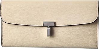 Toteme Toteme T-Lock Leather Continental Wallet