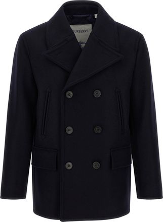 Burberry Shelborne Trench E Impermeabili Blu-Uomo