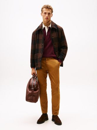 Tommy Hilfiger Mens THFlex Tommy Slim Chino - Brown - 28W x 30L