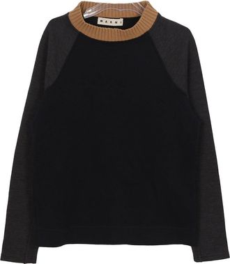 Marni Multi Color Wool Blend Sweatshirt Size