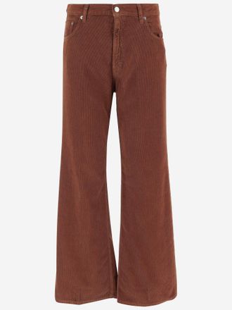 Haikure geribbelde katoenen fluwelen broek