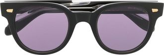 Cutler and Gross square-frame sunglasses - unisex - Acetate - 49 - Black