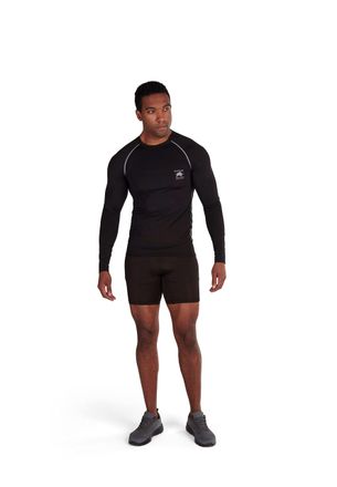 Raging Bull Mens Compression Shorts (S) (Black)