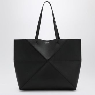 Loewe Large Puzzle Fold Tote Bag In Grenade