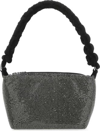 Kara Zwarte strass handtas - Dames - Handtassen - Zwart - ONE Size - Tassen