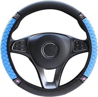 OEM Funda Universal Para Volante Con Aspecto De Cuero De 37-38 Cm - Volante C&oacute;modo Para Coche