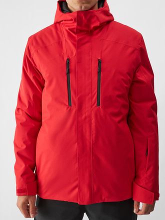 4F Skijacke 4F, Herren, Gr. XXL, rot, Softshell, Obermaterial: 100% Polyester. Futter: 100% Polyester. Wattierung: 100% Polyester, unifarben, hoch geschl
