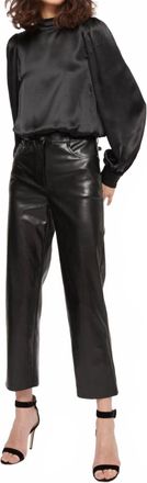 Cami NYC Hanie High-Waisted Vegan Pant In Black