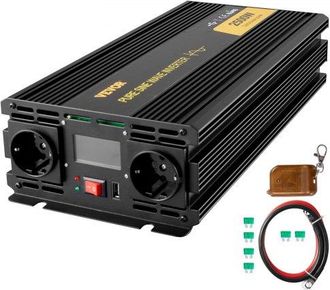 OEM 230v Spannungswandler Wechselrichter, 2500w Reiner Sinuswellen Wechselrichter, Gys-2500w 12v Dc Pure Sine Wave Power, Reiner Sinus-wechselrichter Fern
