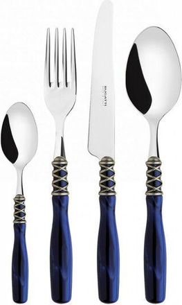 Bugatti 24 Piezas En Blueperlan Azul De Padre Compacto Arianna Ghiera Argento Antico Bugatti