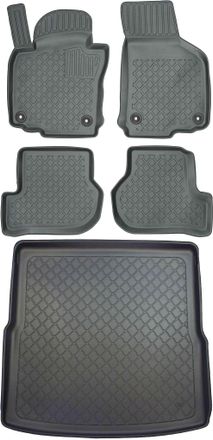 OEM Volkswagen Golf V Kombi De Junio De 2007 A 2009. Juego De Alfombrillas Para Coche Y Maletero