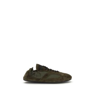 Proenza Schouler Bicolor Calf Leather Bos Taurus Low Top Womens Sneakers