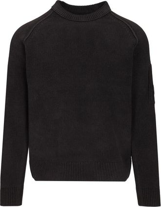 C.P. Company Truien - Heren - Ronde hals truien - Blauw - XL - Katoen - Truien & Vesten