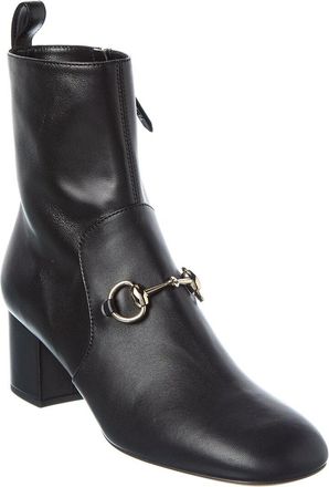 Gucci Horsebit Leather Bootie