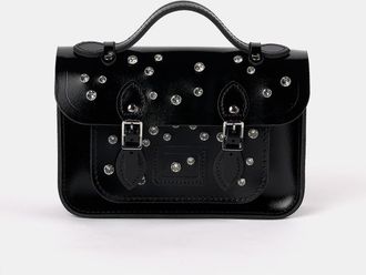 The Cambridge Satchel Company The Mini - High Shine Black with Swarovski Crystals