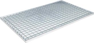 vidaXL Rejilla Plateado 80 X 50 X 2 Cm Vidaxl