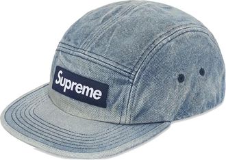 SUPREME Denim pet met wassing - Blauw