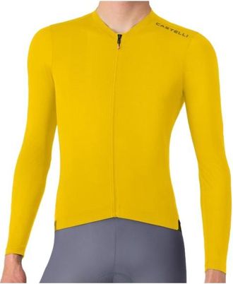 Castelli Espresso 2 L/S Jersey Velotrikot f&uuml;r Herren | gelb
