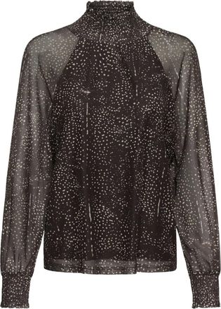 Cream Java Dot - 1000169 - Blouses & Shirts - Mujer - Marr&oacute;n - 2XL