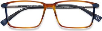 Etnia Barcelona Antelope Canyon Gradient Acetate Rectangle Eyeglasses with Sleek Metal Arms