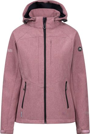 Trespass Womens/Ladies Fryatt Soft Shell Jacket (Light Mulberry Marl) - Berry - Size X-Small